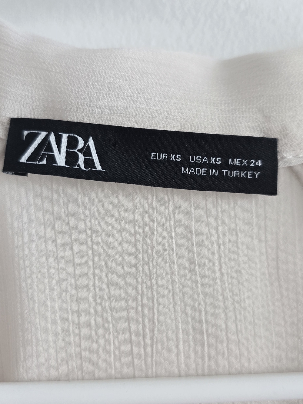 Zara long Sleeve loose top size XS all new - Picture 7 of 7